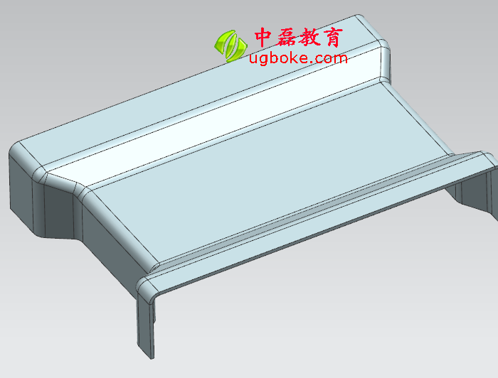 UG12.0鈑金零件設計榫接命令實例教程中磊教育