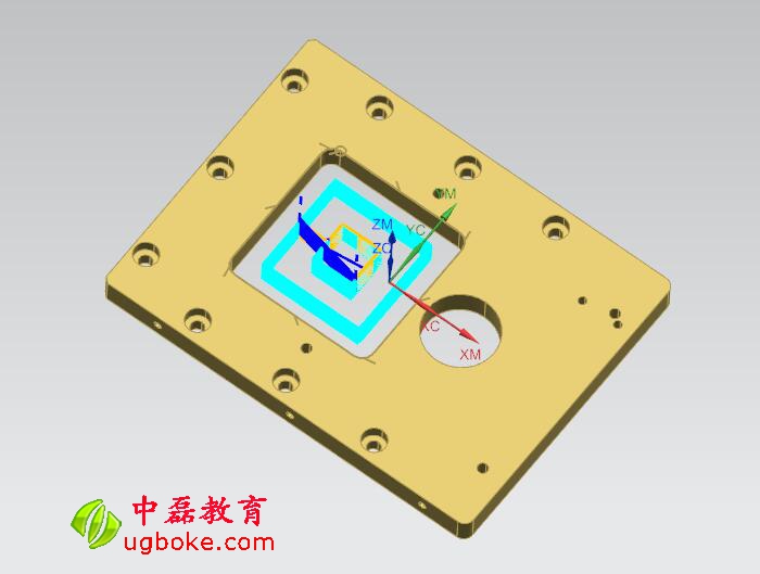 UG零件編程圖紙