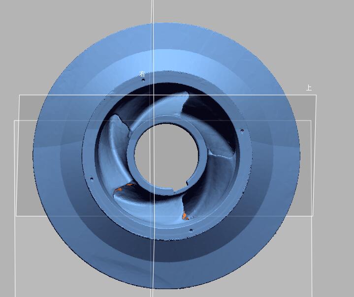 機械零件葉輪逆向工程STL圖檔
