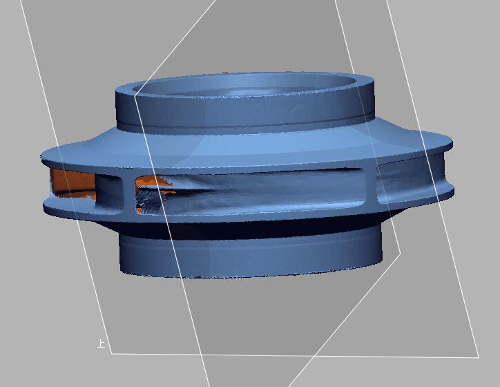 機械零件葉輪逆向工程STL圖檔