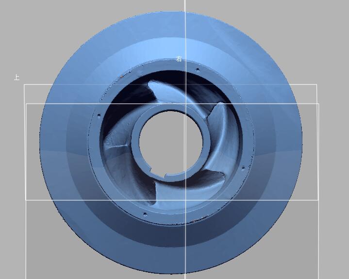 機械零件葉輪逆向工程STL圖檔