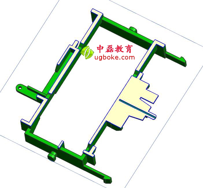 注塑模具圖紙下載，忱位分型，小產品多腔模模具結構-5.jpg