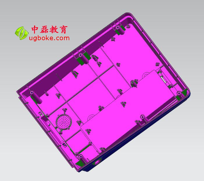 注塑模具圖紙下載，忱位分型，小產品多腔模模具結構-3.jpg