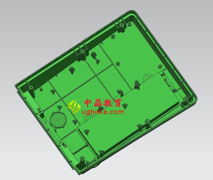 注塑模具圖紙下載，忱位分型，小產品多腔模模具結構-2.jpg