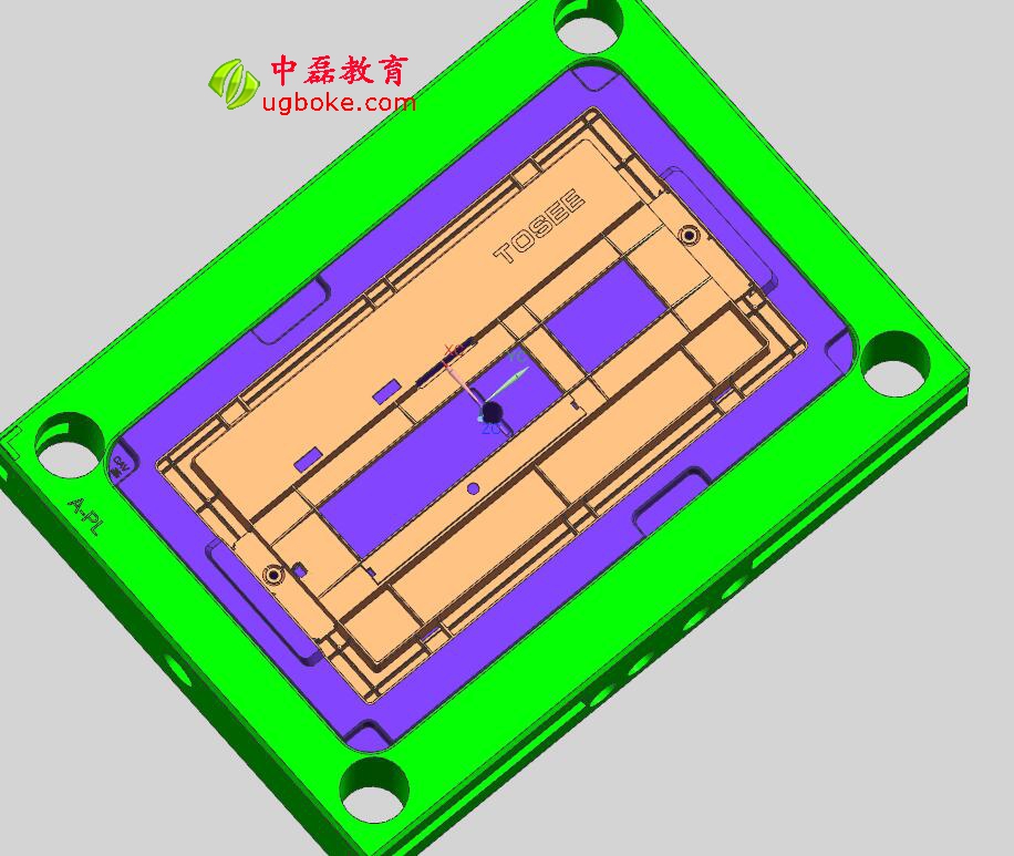 注塑模具圖紙下載，忱位分型，小產(chǎn)品多腔模模具結構-5.jpg