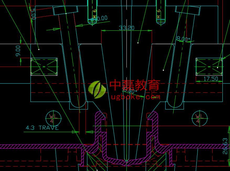 母模內行位模具結構中磊教育