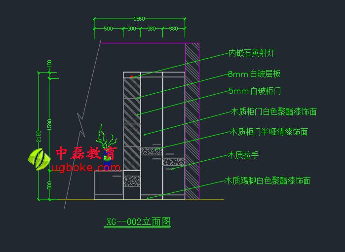 玄關衣帽柜CAD施工圖紙下載2.jpg