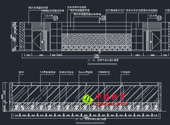 玄關衣帽柜CAD施工圖紙下載-1.jpg