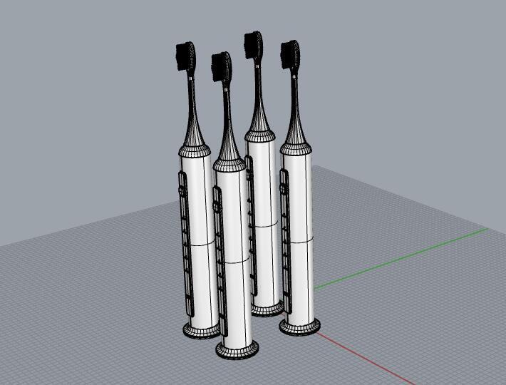 電動牙刷圖紙模型下載