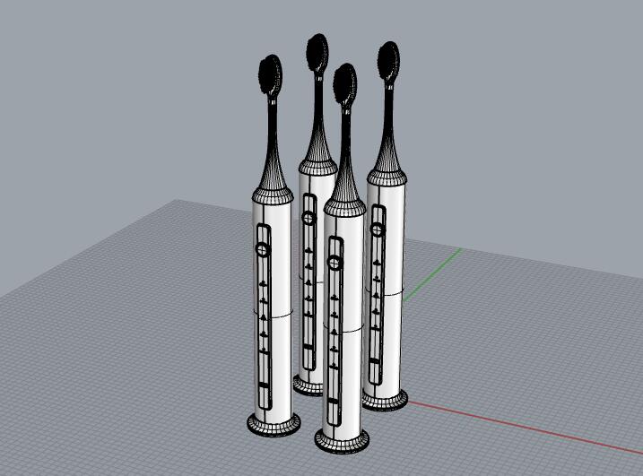 電動牙刷圖紙模型下載
