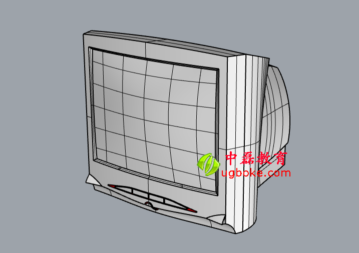 顯示器三維建模模型圖紙下載