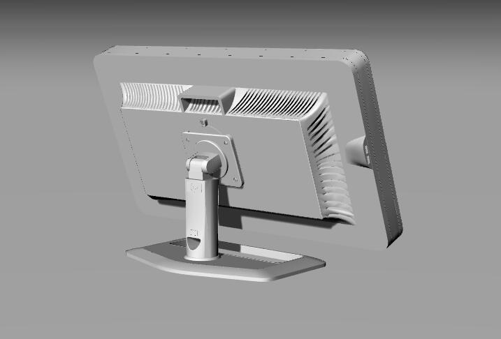 惠普ZR24w顯示器模型圖檔下載