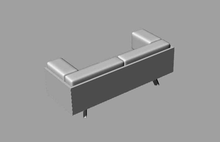 兩座沙發建模模型下載