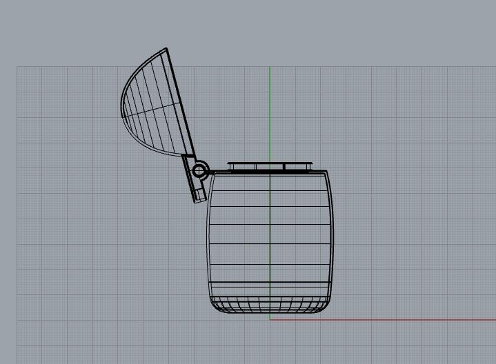 牙簽筒3D素材模型圖紙下載