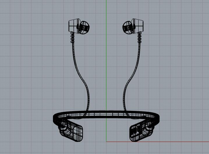 掛脖式藍牙耳機模型圖紙下載