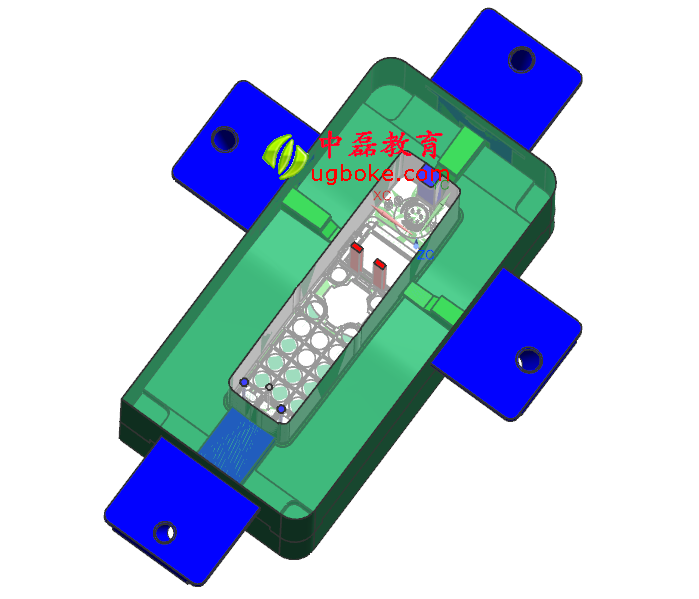 注塑模具圖紙下載，忱位分型，小產(chǎn)品多腔模模具結(jié)構(gòu)-6.jpg