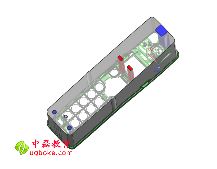 注塑模具圖紙下載，忱位分型，小產(chǎn)品多腔模模具結(jié)構(gòu)-4.jpg