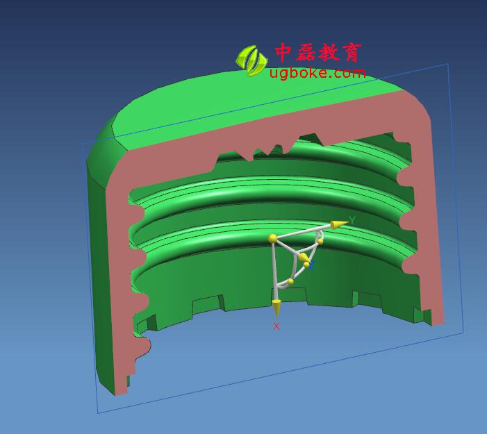 注塑模具圖紙下載，忱位分型，小產品多腔模模具結構-2.jpg