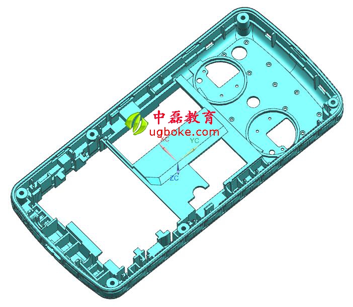 注塑模具圖紙下載，忱位分型，小產品多腔模模具結構-2.jpg