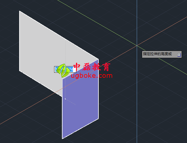 cad2017拉伸三維實體教程中磊教育