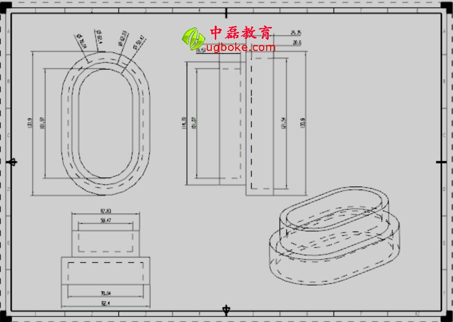 UG10.0制圖教程1_NX工程圖初始界面介紹中磊教育