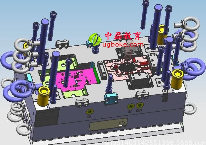 ug8.0模具設計3_鍵盤與鼠標在模具設計應用中磊教育